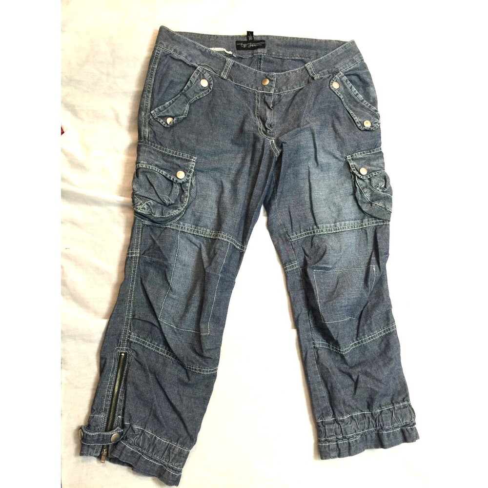 TG JEANS WOMENS CAPRIS PANTS SIZE L